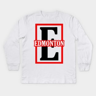 Edmonton Kids Long Sleeve T-Shirt